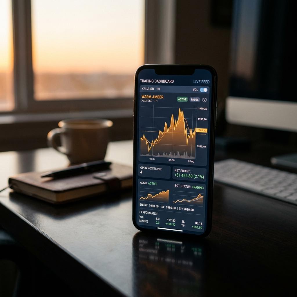 Veydrunet KI Krypto Trading Plattform Benutzeroberfläche